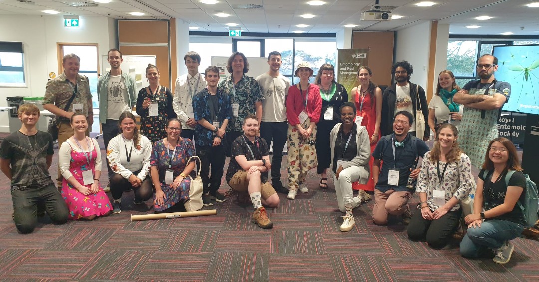 Massive congrats to Hannah-Isadora Huditz on winning best #EntoFashion outfit at #Ento23! 

Big shoutout to our student reps and everyone for making an effort and making it such a memorable event! 🦋

<a href="/vio_kaunath/">vio_kaunath 🐝🦋🐛</a> <a href="/AymanAsiri9/">Ayman Asiri</a> <a href="/BenSJHawthorne/">Ben Hawthorne</a>