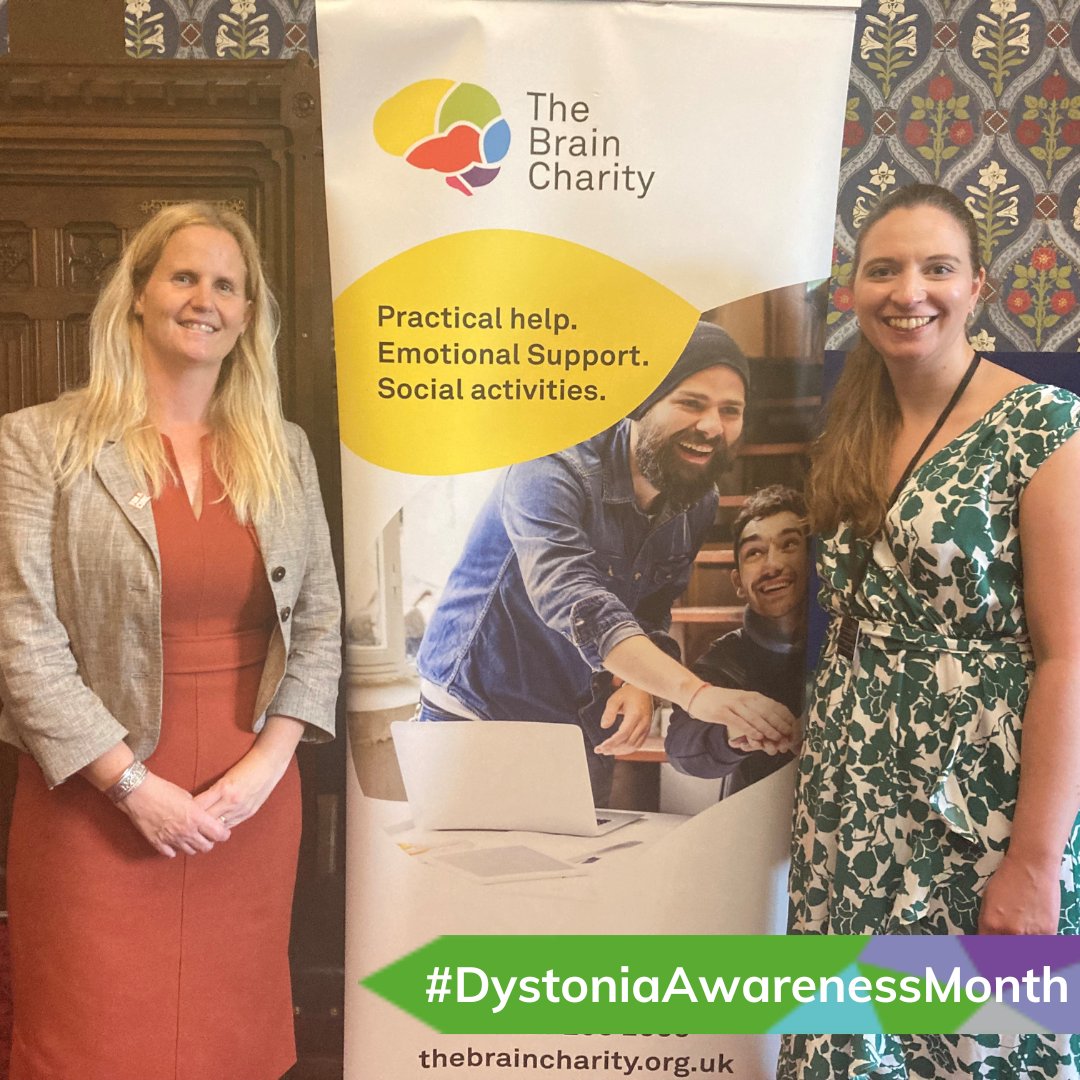 DystoniaUK's tweet image. As part of #DystoniaAwarenessMonth today we joined @TheBrainCharity in parliament to support the launch of the #ItsAllInYourHead report highlighting the challenges people experience getting a diagnosis of a neuro condition a common issue for people with dystonia. #DystoniaMatters