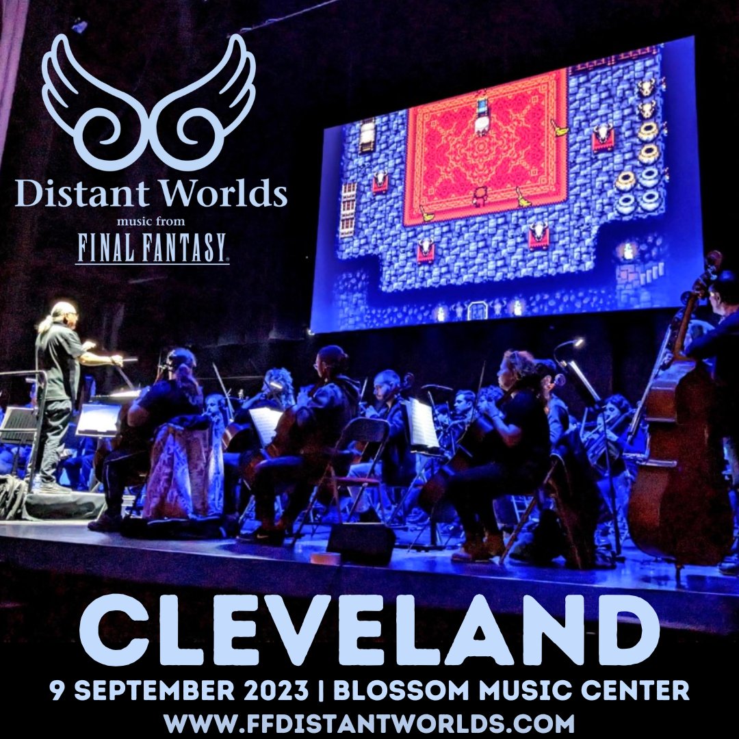 ffdistantworlds's tweet photo. CLEVELAND, we've got an ⚡ELECTRIFYING⚡ show in store for you all!
Only 3️⃣ days until showtime! Claim your seats today! ⬇️
https://t.co/Y5otsrTegA
#awrmusic #finalfantasy #ff #vgm #videogameemusic #orchestra #distantworlds #arnieroth #susancalloway #cleveland #ohio https://t.co/jBJ0bJIkaY
