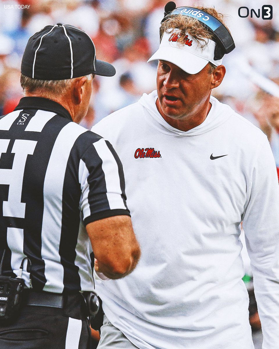On3's tweet photo. Lane Kiffin HATES the new clock rules‼️

“People pay to see, they sit down with their family to watch a game... now we’re going to shorten it? 

It’s not like it was broke. And there’s a lot of problems that need to be fixed in the world around CFB."

https://t.co/A5DaCHVxEq https://t.co/96JhjZG0dG
