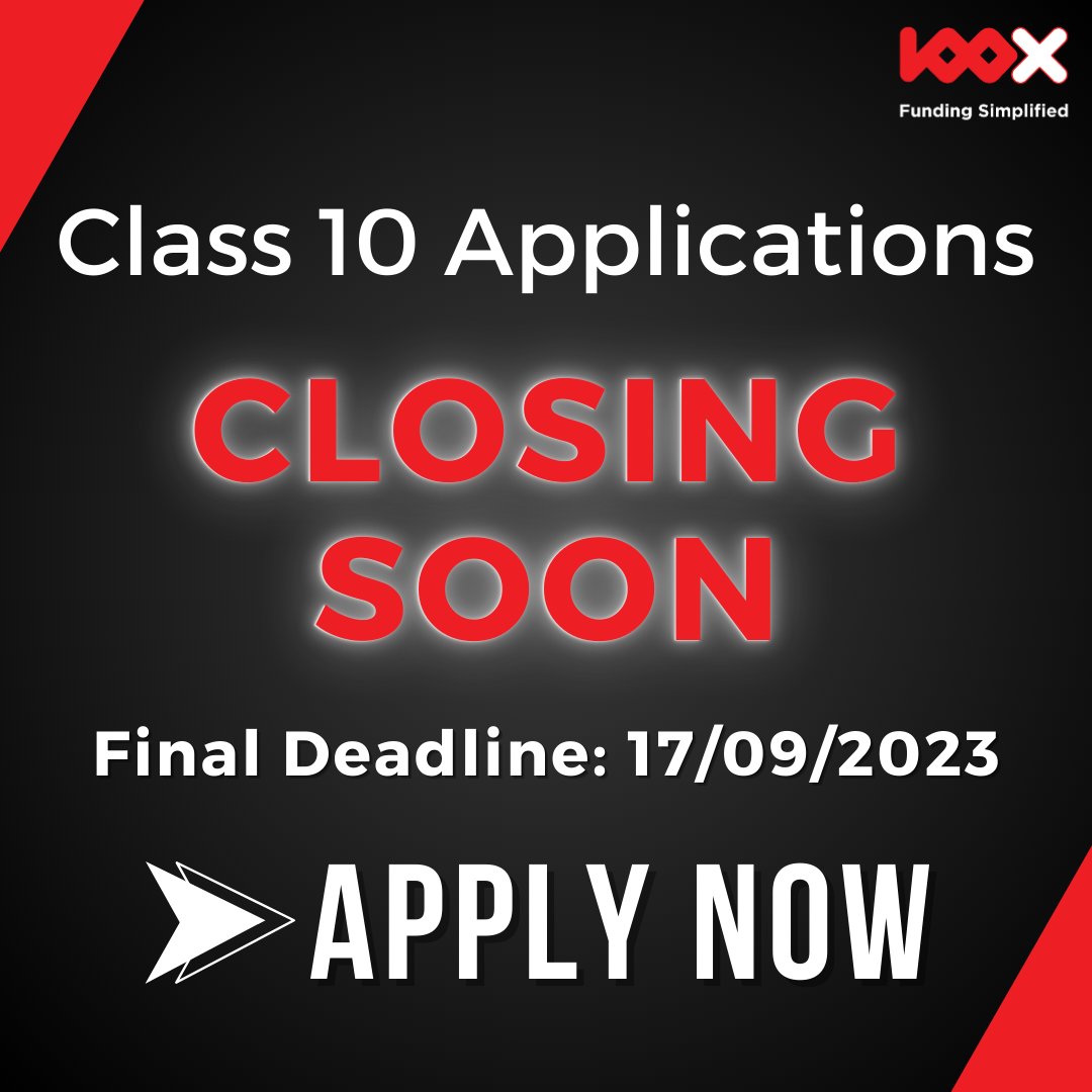 Dare to pioneer, seize the opportunity, and set your course for a transformative journey. Unlock INR 1.25 Crore as your first stepping stone toward innovation and achievement. Final Deadline: 17th September, 2023. Apply now : 100x.vc/class10 #startups #founders