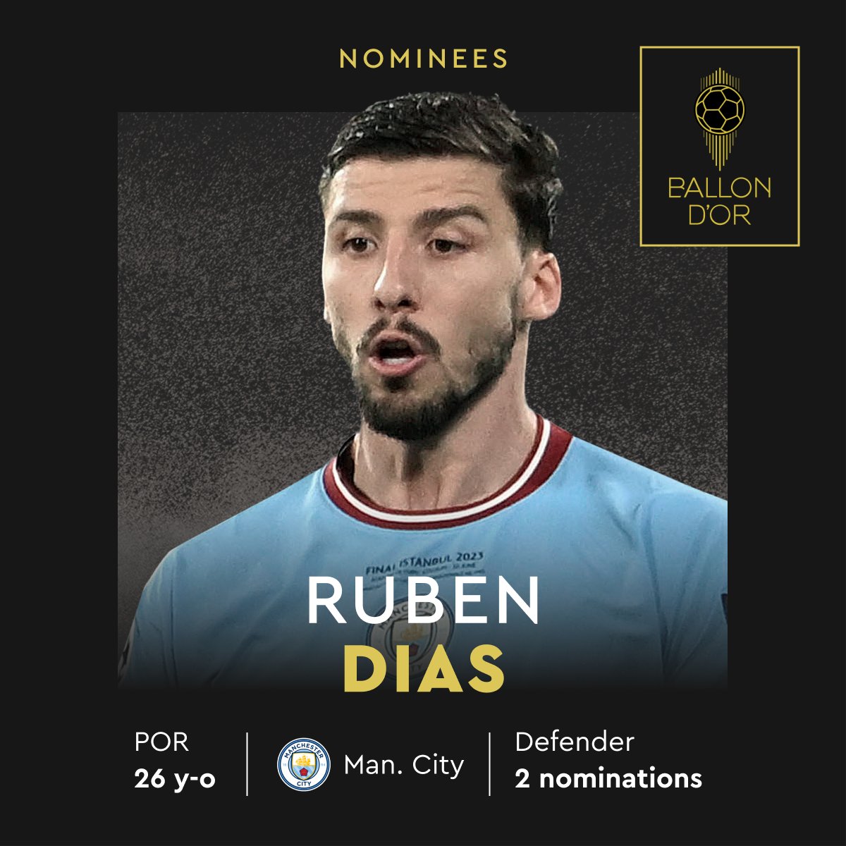 luobosen2's tweet photo. #BallonDor 
rubendias！！！ https://t.co/6p21EJj00D