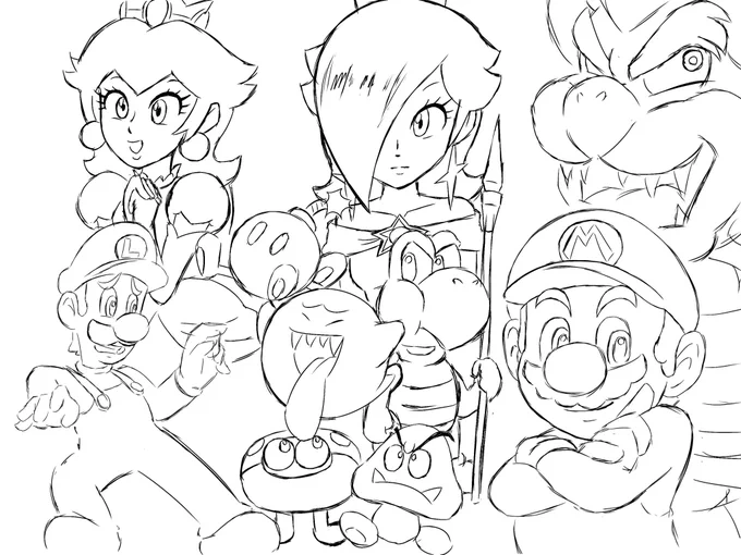 少しずつ勘を取り戻したい
#マリドラクガキ 