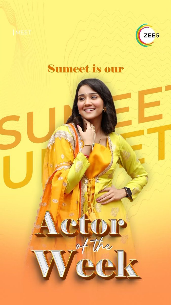 AshiSinghFC1's tweet photo. Actor of the week.
Congratulations @Ashisinghh Very well deserved. 👏❤️
https://t.co/t2ZrE5cdxs
#AshiSingh #Sumeet #MeetOnZee https://t.co/4VXULZL1aJ