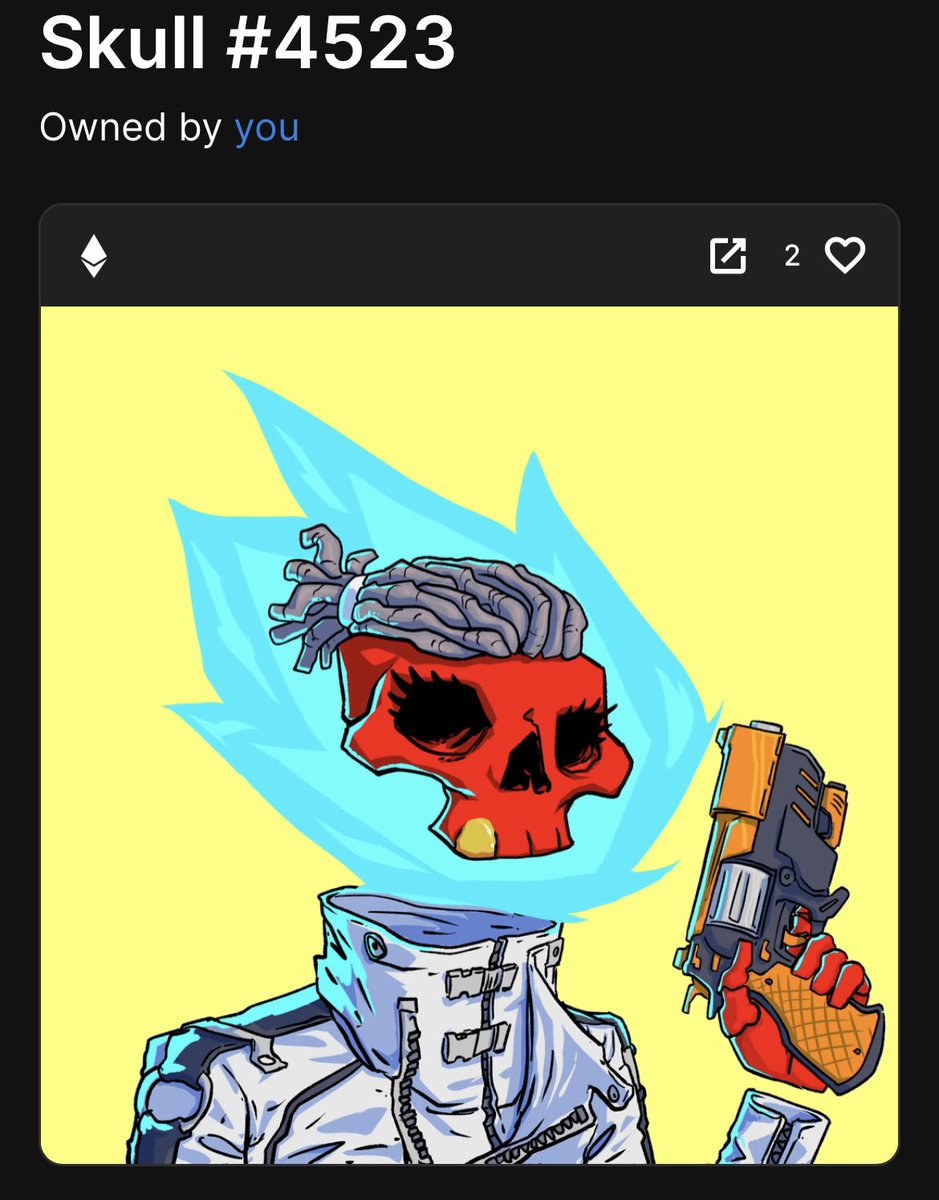 Hi everyone giving away this Cool ETH NFT with Dreads, .357 Mag, gold tooth, and Zipper trench uniform. All you have to do is : Like, repost, tag 3 friends, and follow @Elbakano718 and <a href="/workingdeadnft/">The Working Dead</a>