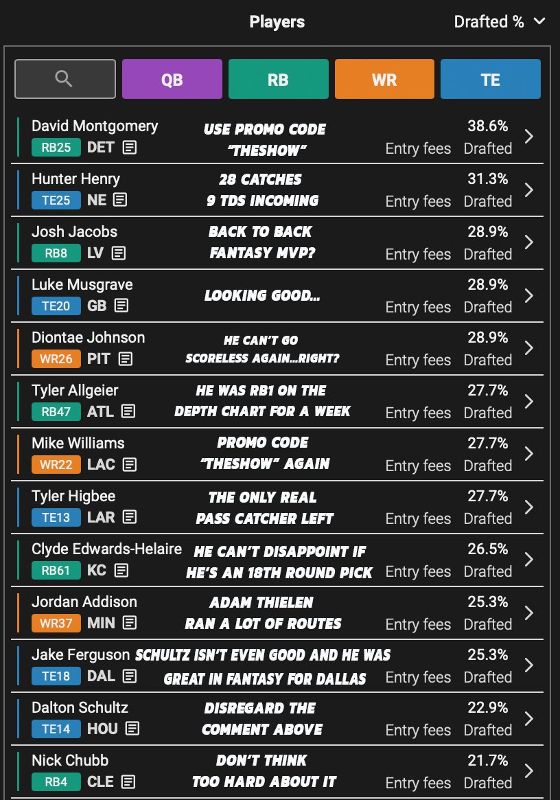 Underdog tweet media