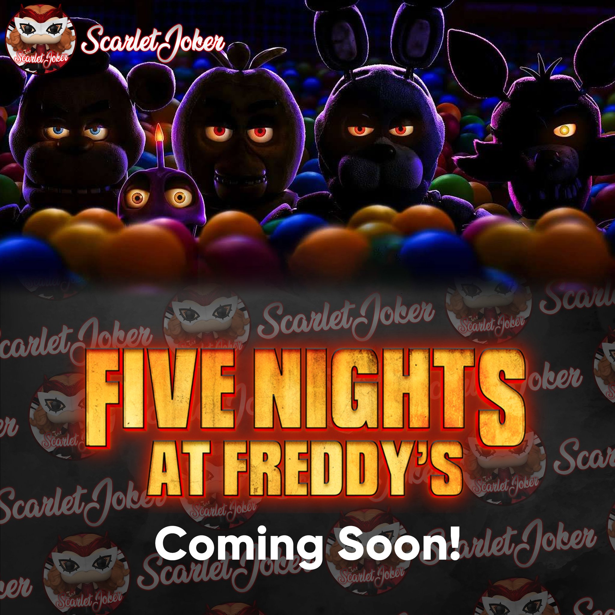 JonnyBlox on X: A standee display for Blumhouse's upcoming 'FIVE NIGHTS AT  FREDDY'S' movie as featured in a Cinemark Theater! 👀🐻 #fnaf #fnafmovie  #fivenightsatfreddys  / X