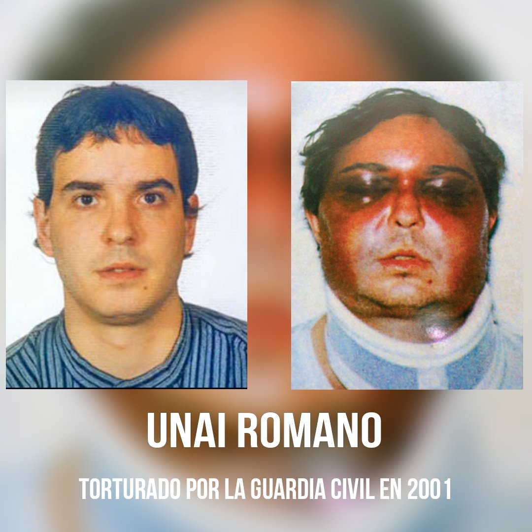 Enargs's tweet image. Testimonio de Unai Romano, detenido y torturado por la Guardia Civil en 2001