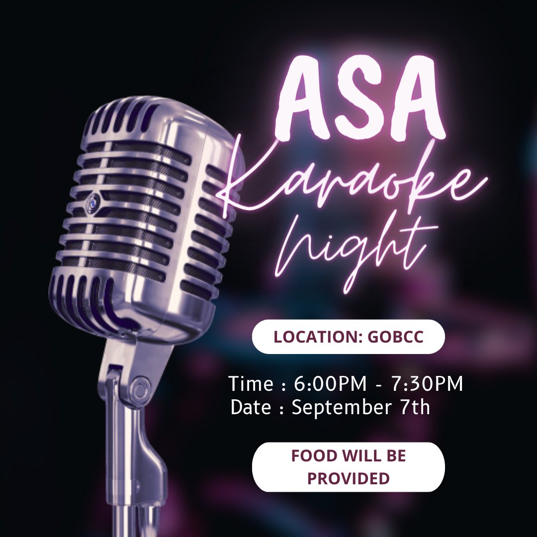 The wait is over! Our first general body meeting of the semester is this Thursday, Sept 7th. Come out for vibes &amp; food, see you there!