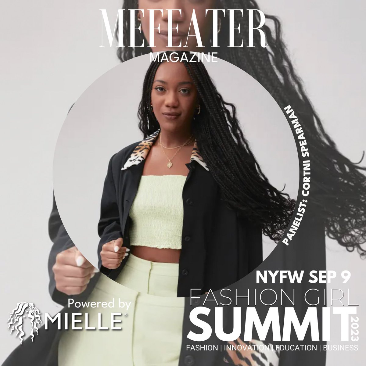 Introducing one of our #NYFW MEF Fashion Girl Summit panelists Cortni Spearman. A Howard University alum, she’s now rocking the role of Director of Social Media at <a href="/Refinery29/">Refinery29</a>. She's the force behind global social strategy, amplifying underrepresented voices and women of color.