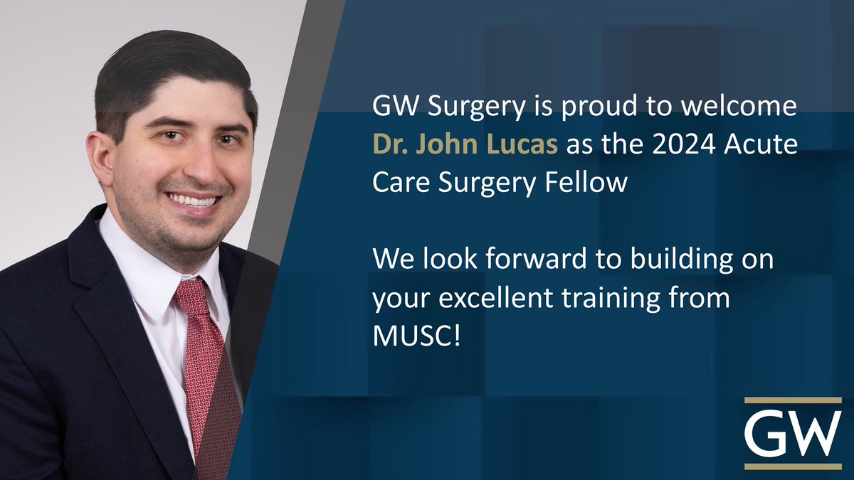 GW Surgery (@gwsurgery) on Twitter photo We are proud to announce the newest member to the <a href="/GWSurgery/">GW Surgery</a> & <a href="/GW_CCM/">GW Critical Care Medicine</a> family! #MATCHDAY We are proud to announce the newest member to the <a href="/GWSurgery/">GW Surgery</a> & <a href="/GW_CCM/">GW Critical Care Medicine</a> family! #MATCHDAY