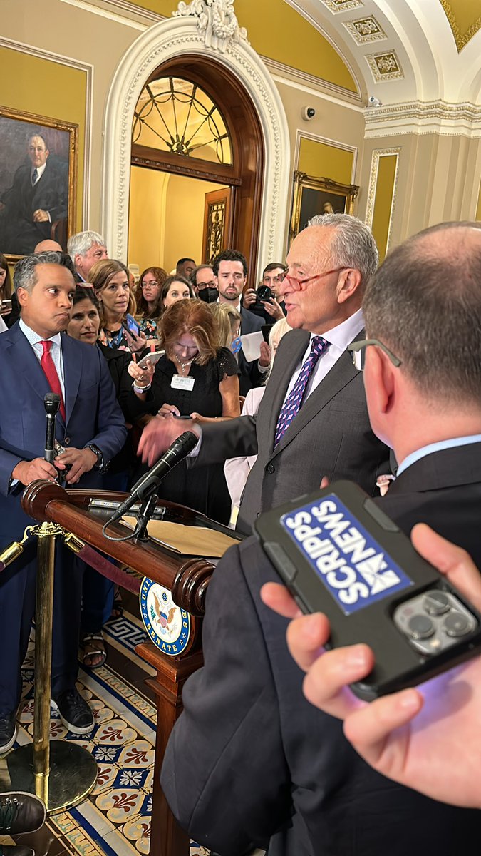 #BREAKING: Schumer says no to following UK Parliament in recognizing Taiwan as independent country.