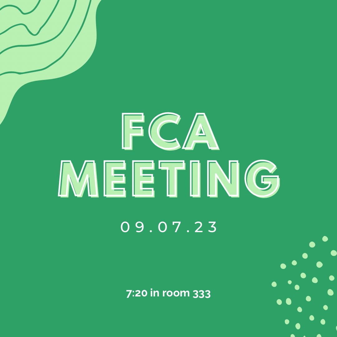 Mrs. Lehman is speaking tomorrow, you won't want to miss it!