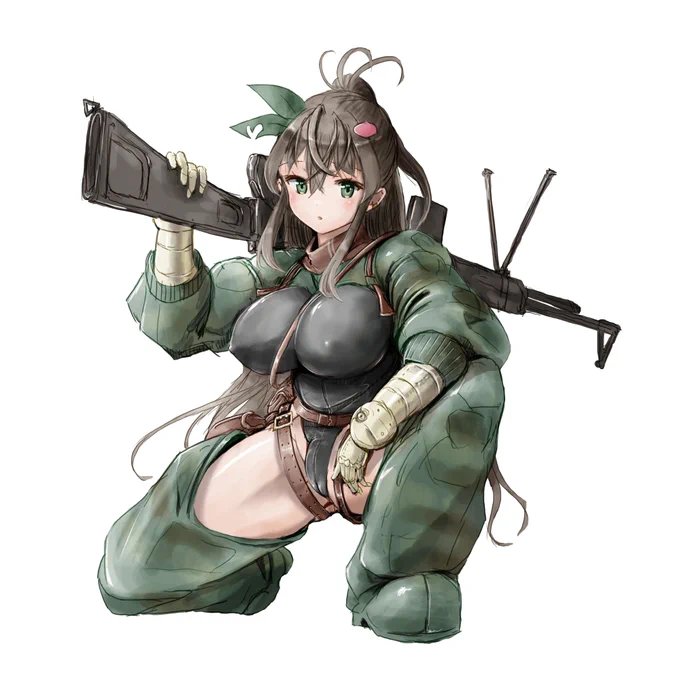 METAL GEAR AS!D のヒロイン、テリコ・フリードマンの衣装を色違いにして着てみただ インナー的にフォーチュン入ったねw 