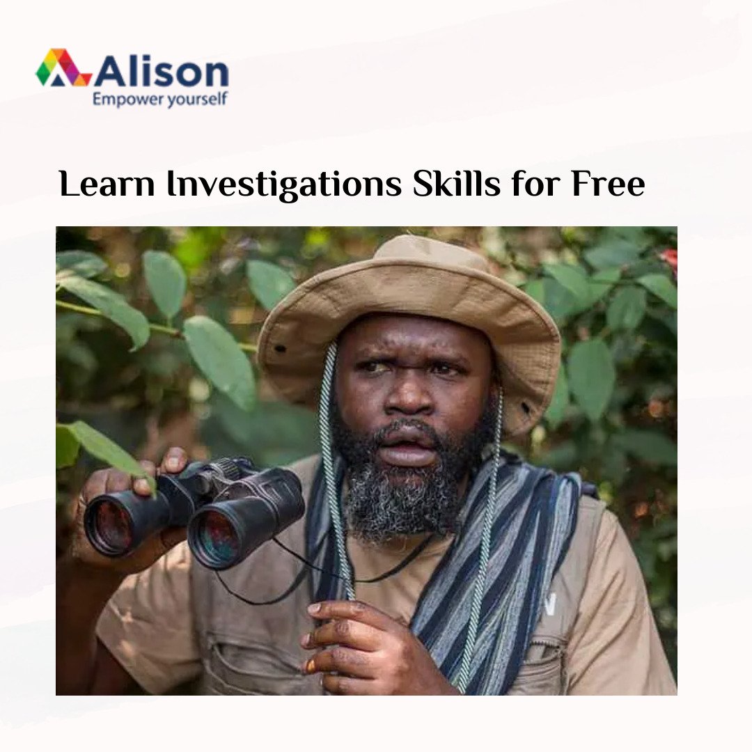 𝐋𝐄𝐀𝐑𝐍 𝐈𝐍𝐕𝐄𝐒𝐓𝐈𝐆𝐀𝐓𝐈𝐎𝐍𝐒 𝐒𝐊𝐈𝐋𝐋𝐒 𝐎𝐍𝐋𝐈𝐍𝐄 𝐅𝐎𝐑 𝐅𝐑𝐄𝐄
Investigative skills are now becoming a basic skill, it will help you protect yourself and those around you and solving crimes.
Here are free online courses to get you started.