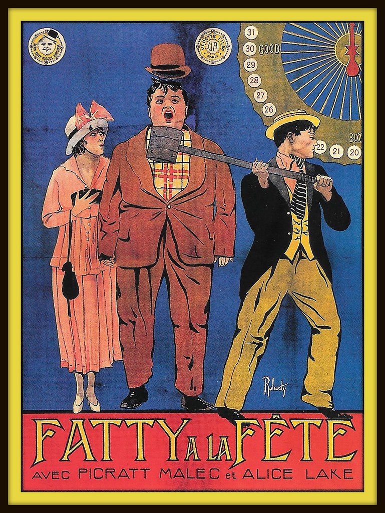 #FattyALaFête
#ConeyIsland 1917
#RoscoeArbuckle
#BusterKeaton
#AliceLake
#AlStJohn