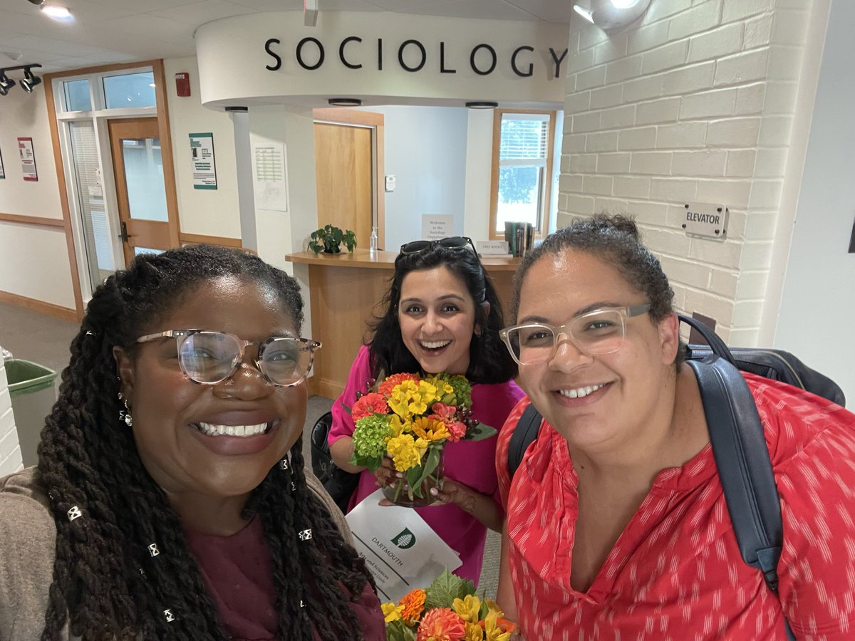 Dr. Shaonta' Allen (@blksocwithqtna) on Twitter photo Had multiple new faculty orientations today! I’m really looking forward to officially starting the Fall quarter & tenure-track alongside @CaseyStockstill & <a href="/smreee_T/">Smriti Upadhyay</a> at #DartmouthSoc! 💚<a href="/dartmouth/">Dartmouth 🌲</a> <a href="/dartmouthartsci/">Dartmouth Arts and Sciences</a> #SocAF Had multiple new faculty orientations today! I’m really looking forward to officially starting the Fall quarter & tenure-track alongside @CaseyStockstill & <a href="/smreee_T/">Smriti Upadhyay</a> at #DartmouthSoc! 💚<a href="/dartmouth/">Dartmouth 🌲</a> <a href="/dartmouthartsci/">Dartmouth Arts and Sciences</a> #SocAF