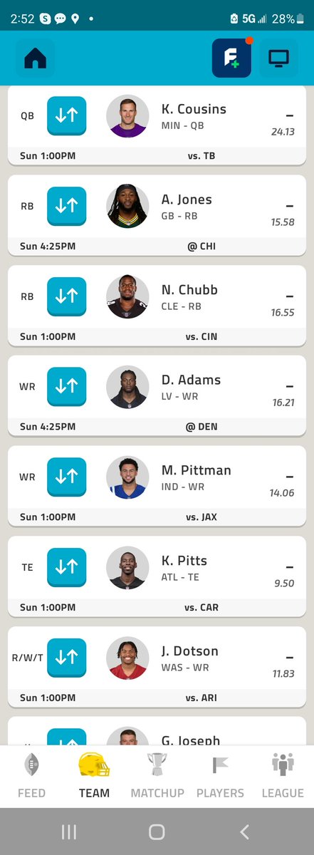 CarlosMarsans's tweet photo. @Justin_14P I got one better eagles as my defense 14 teams https://t.co/VIltaGuveY