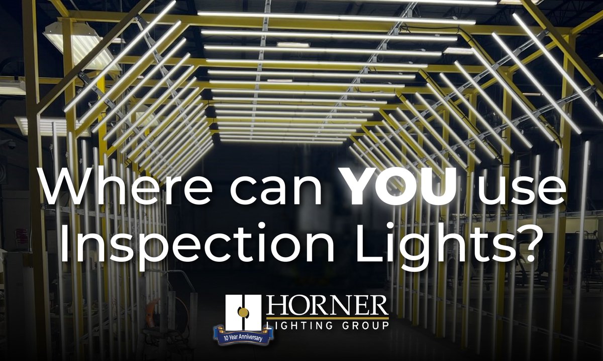 September is the last month to participate in the Buy 10 Get $10 off EACH #Inspection Fixture discount, so don't miss out!

Click the link below to find out how #HornerLighting is perfect for your application. 
hornerlighting.com/anniversary-pr…