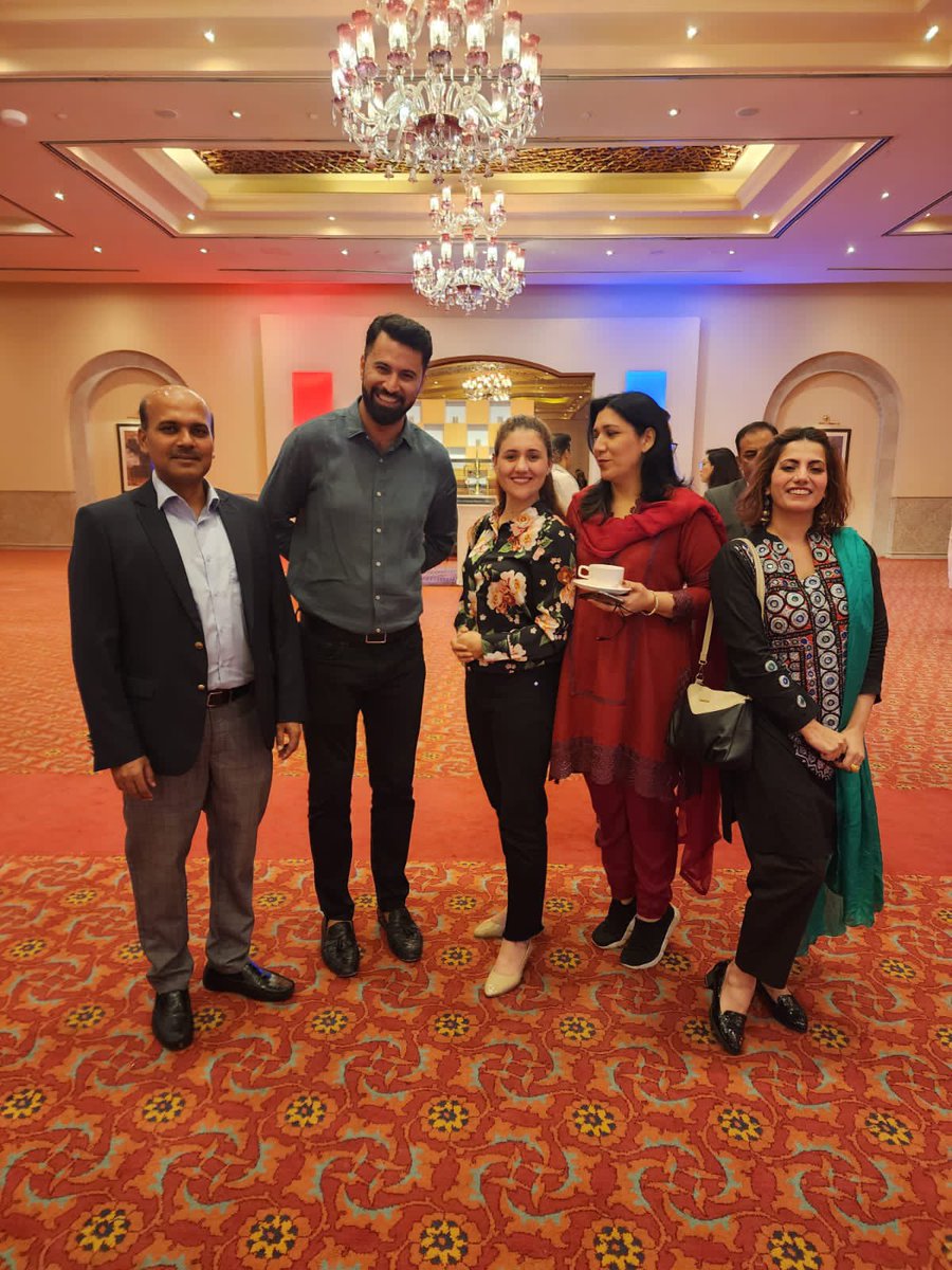 Had a great interaction and meet-up with these wonderful and eminent professionals at the welcome reception to Cultural affairs officers by the public Diplomacy office of the US Embassay in Islamabad 🇵🇰 🇺🇸 
#networking #learning #collaborating #puan #USEmbassyISB