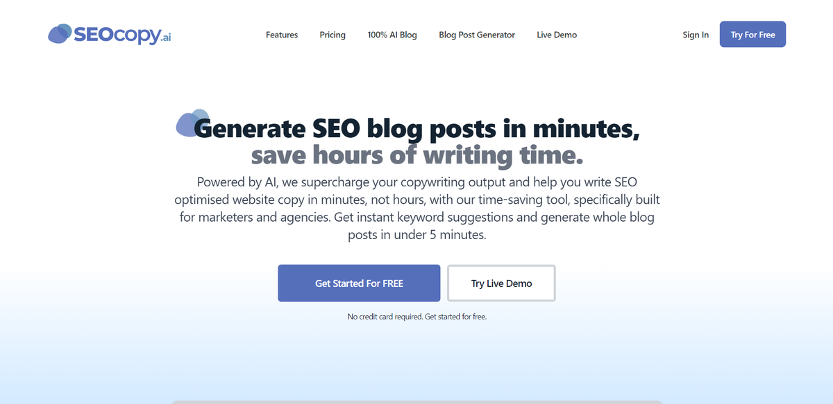 AiRepoHub's tweet photo. #SEOCopy.ai
Generate SEO-friendly copy quickly and efficiently with https://t.co/8ZAXGM27fw. Access auto-suggested keywords, bulk copy generation, and platform...
https://t.co/dm95Vt1z74 #ArtificialIntelligence #AI https://t.co/n5KmzaegdE
