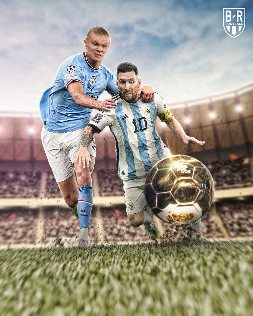 brfootball's tweet image. Erling Haaland is looking for his first. 

Leo Messi is going for a record eighth. 

The battle for the Ballon d'Or ⚔️