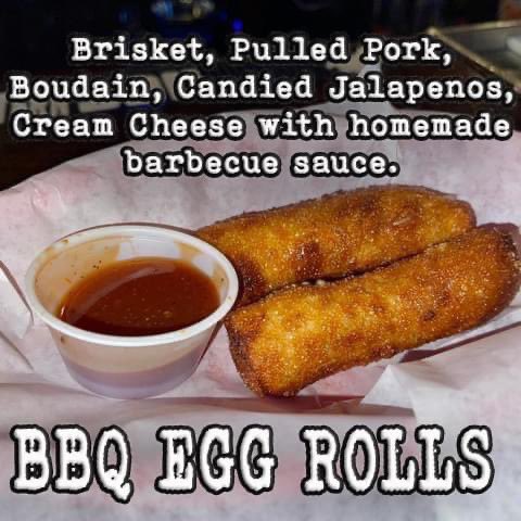 BBQ Eggrolls are only $1 from 11am-2pm daily for a limited time!! #nacogdoches