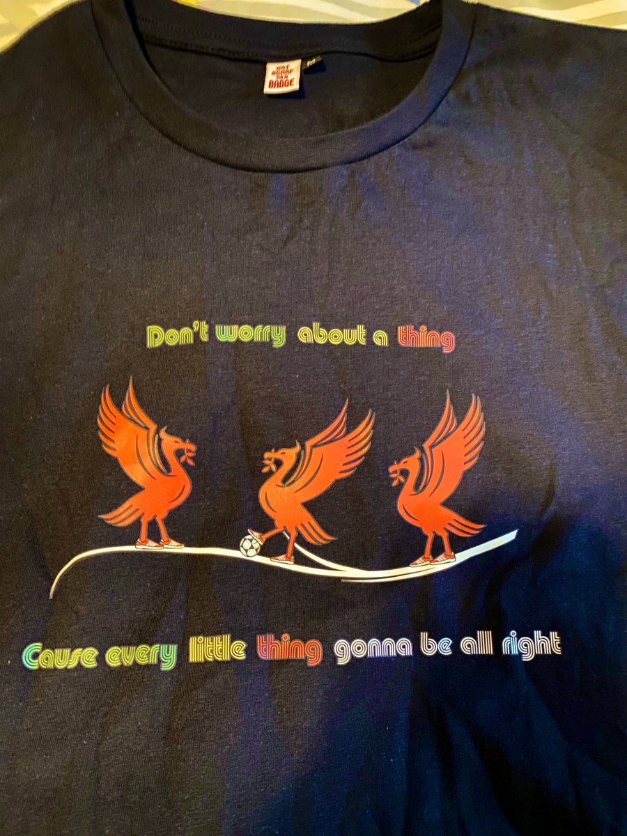 Big thank you to <a href="/hatscarforabadg/">Hat scarf or a badge</a> for their customer service today - great set up and great #lfc T-shirts and clothing. Check them out <a href="/andyeames11/">Eamsey</a> <a href="/Carra23/">Jamie Carragher</a> <a href="/Robbie9Fowler/">Robbie Fowler</a> #threelittlebirds