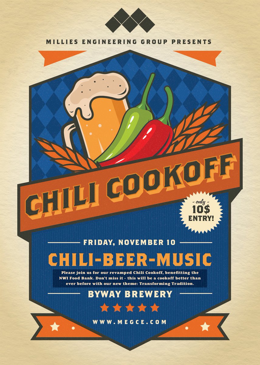 As the fall approaches, we're hard at work prepping a NEW and REVAMPED Chili Cookoff Event for 2023 based on the following theme: Transforming Tradition.
The charity event will occur on Friday, November 10th. Keep an eye out for the invitations coming through by mail!