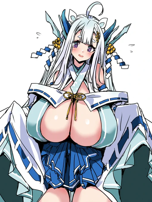 龍巫女侍の美琴さん #美琴絵