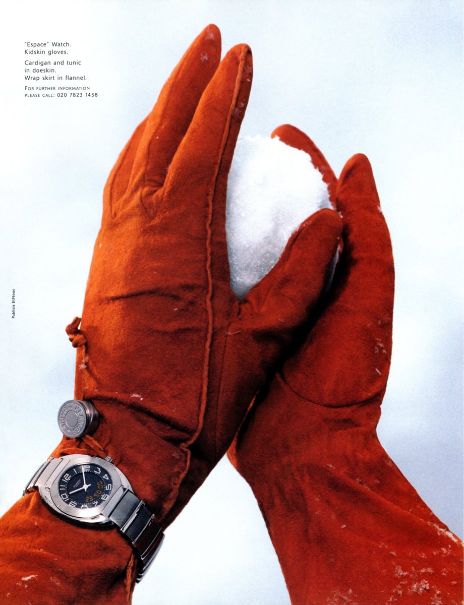 MaxKilworth's tweet photo. Hermès FW 2000. Photographed by Miles Aldridge https://t.co/SRpgPKoNRL