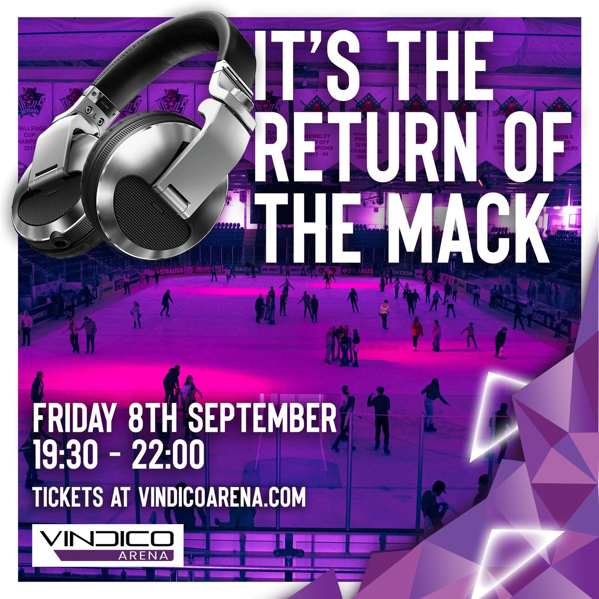 VindicoArena's tweet photo. Your Friday nights just got better 😈

Our live DJ Macky is back in the building every Friday night starting this week!! 🎧🔥

All tickets £10 🎟️

Book yours now! https://t.co/eShZx8jQ18 https://t.co/jIaNh4tY9e