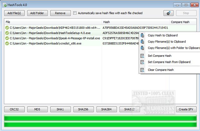 majorgeeks's tweet image. Updated - HashTools quickly calculates CRC32, MD5, SHA1, SHA256, SHA384, and SHA512 hashes generates an SFV file, and instantly verifies if the hashes match.
majorgeeks.com/files/details/… #filehash