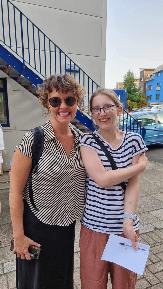 Went to see #TheOceanattheendofthelane this afternoon with my mum. It was brilliant and the cast were awesome! A photo with the lovely @CharlieBrooks0 and 3 signatures to top it off. @DanielCornish96 Brilliant!