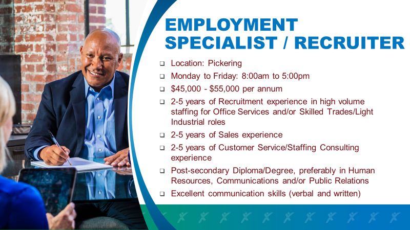 EEP_Pickering's tweet photo. Are you ready to take your career to the next level in the dynamic world of recruitment? We have a thrilling opportunity to join our Express Employment Professionals Pickering team as an Employment Specialist/Recruiter!

We pride ourselves on delivering... https://t.co/ErNife0d1G https://t.co/roocUzdcXN