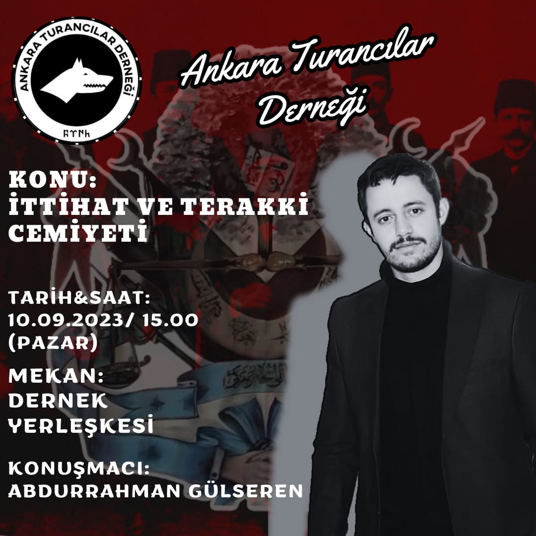 Tüm Türkçüler davetlidir.
 
#ittihatterakki
#turancıdernekler