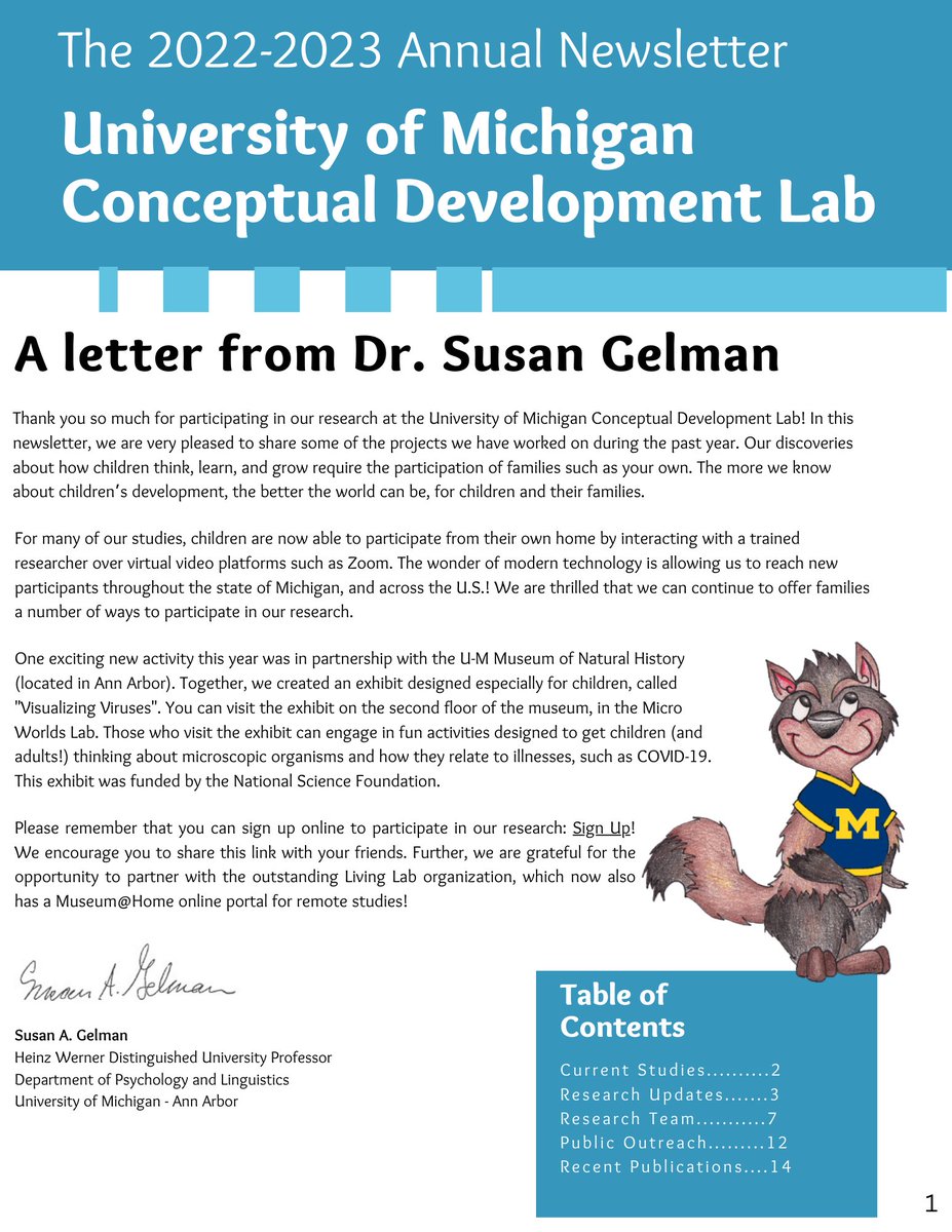 Each year, our lab creates a newsletter summarizing our recent research. Here, you can find our most recent newsletter, describing our current and recently completed projects: sites.lsa.umich.edu/gelman-lab/202…