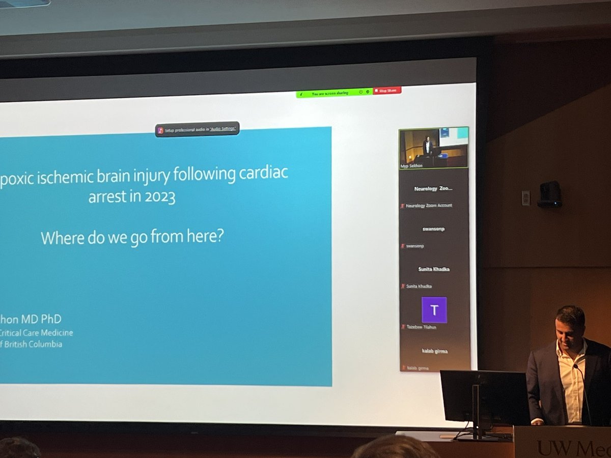 Vasisht Srinivasan, MD, FACEP 🛩🧠🪄 (@vasisht) on Twitter photo An absolute pleasure having Dr. Myp Sekhon (@Mypster2) in Seattle for our monthly <a href="/uwnccs/">University of Washington Neurocritical Care</a> Grand Rounds <a href="/UWashEM/">UW Emergency Medicine</a> <a href="/uwemcc/">UW Emergency Medicine Section of Critical Care</a> to talk about HIE following cardiac arrest An absolute pleasure having Dr. Myp Sekhon (@Mypster2) in Seattle for our monthly <a href="/uwnccs/">University of Washington Neurocritical Care</a> Grand Rounds <a href="/UWashEM/">UW Emergency Medicine</a> <a href="/uwemcc/">UW Emergency Medicine Section of Critical Care</a> to talk about HIE following cardiac arrest
