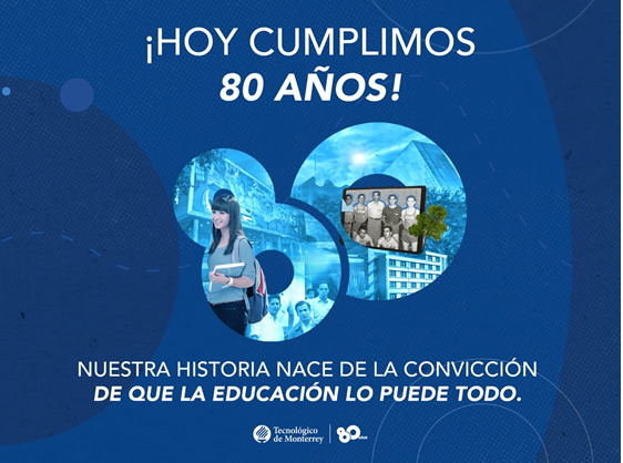 Horacio_RJ's tweet photo. Muchas felicidades a toda la comunidad @TecdeMonterrey de la que me siento muy orgulloso de pertenecer. Historia que transforma vidas de personas y de comunidades. https://t.co/bcFyslHPDA