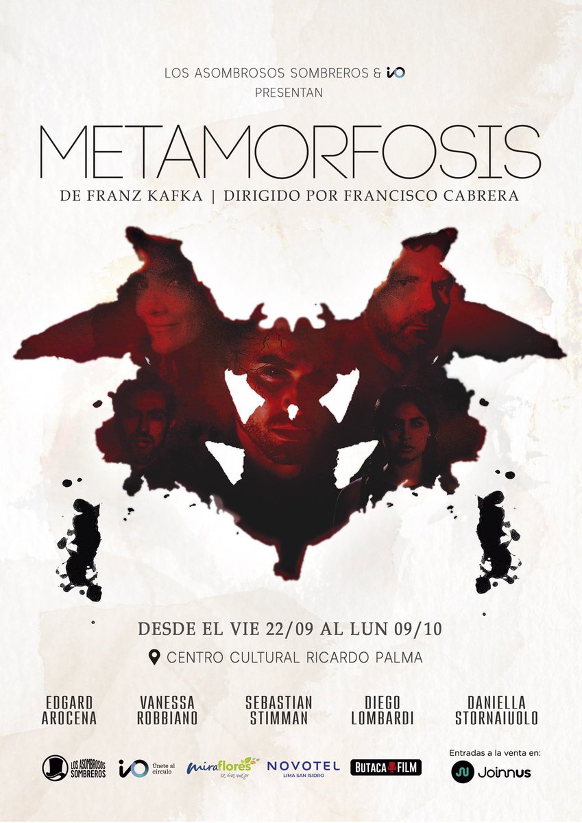 ¡AFICHE OFICIAL! #teatro #actor #productor