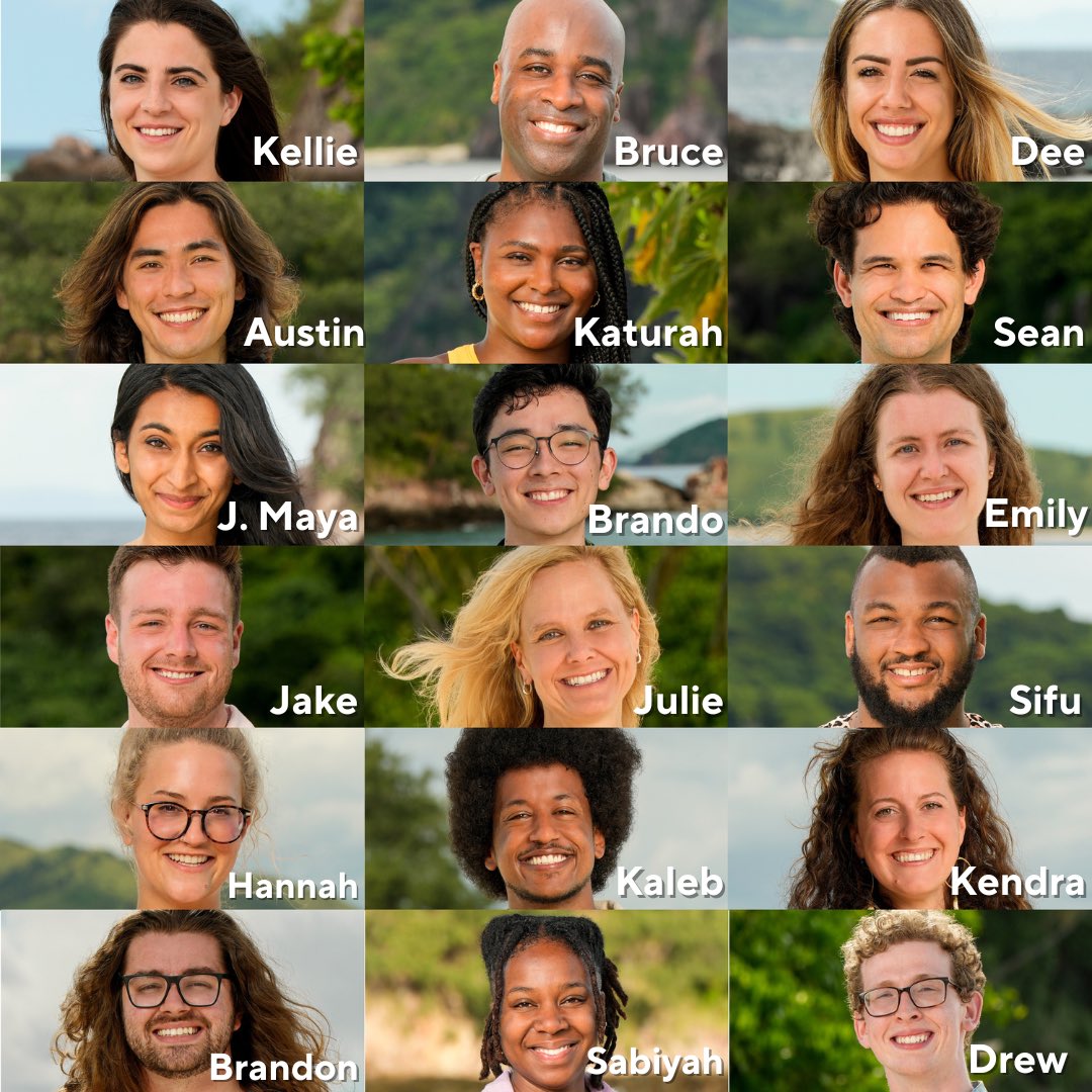 1 amazing game, 18 new players, and 90 minutes of adventure every week!🔥 Meet the castaways who will be taking on the island for #Survivor: 45!🎉