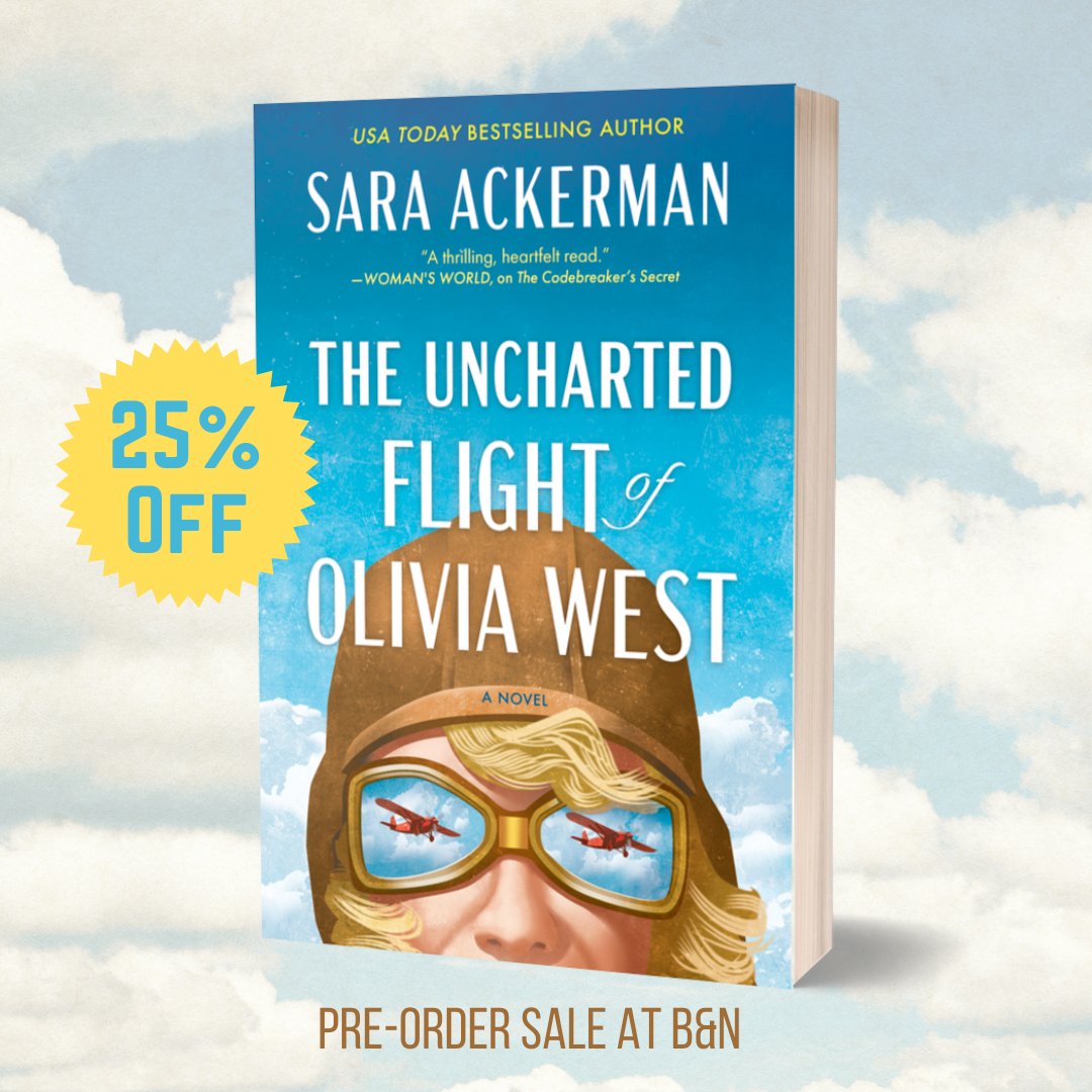 🚨Big news alert! Don’t miss this incredible offer for B&N Rewards and Premium Members! Enjoy a whopping 25% discount on your pre-order of my book The Uncharted Flight of Olivia West at @BNBuzz from now until Sept. 8th! Hurry and grab your copy today! Use promo code: PREORDER25