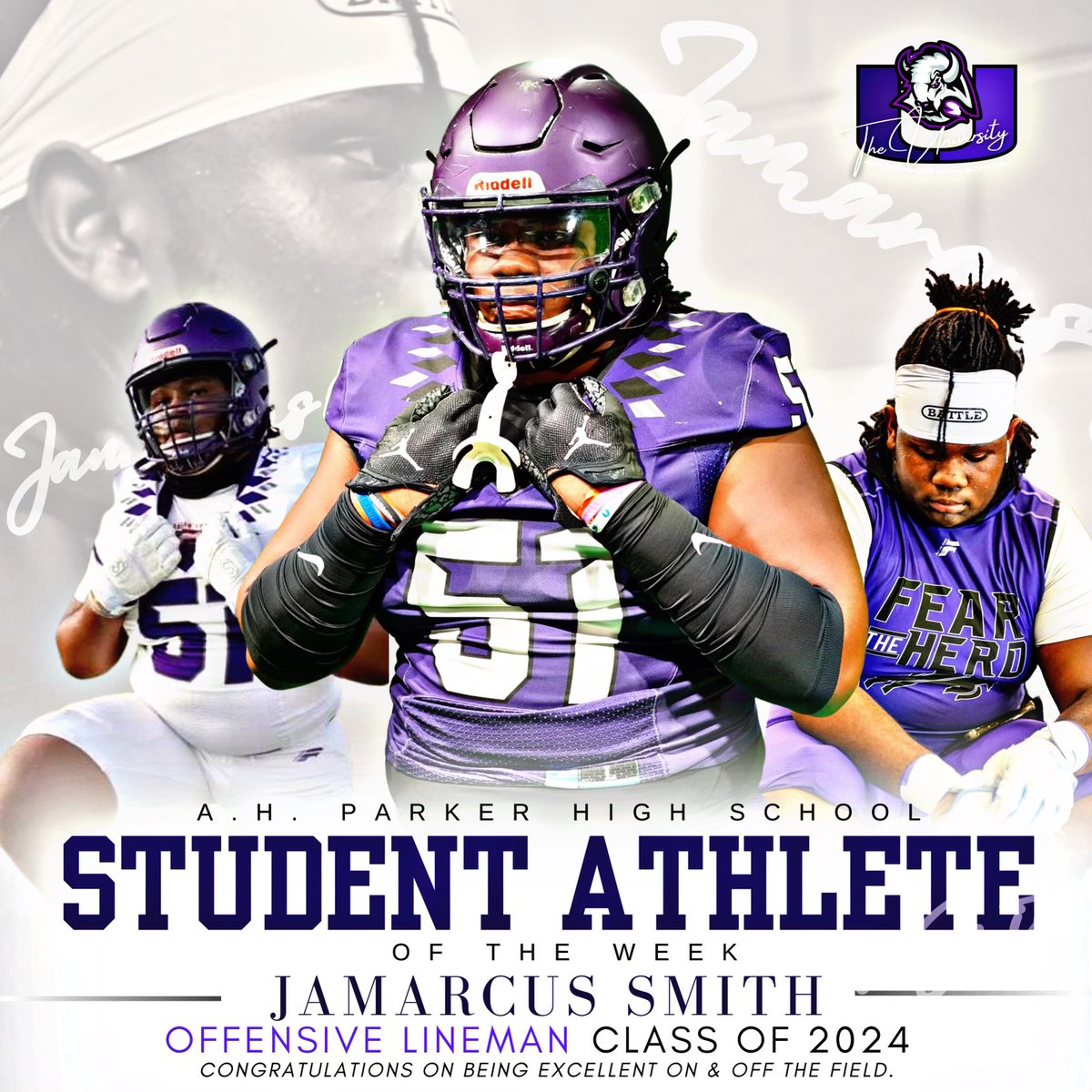 Our student athlete of the week is non other than Mr IHOP himself 🥞 <a href="/58Jamarcus/">Jamarcus Smith Jr</a>