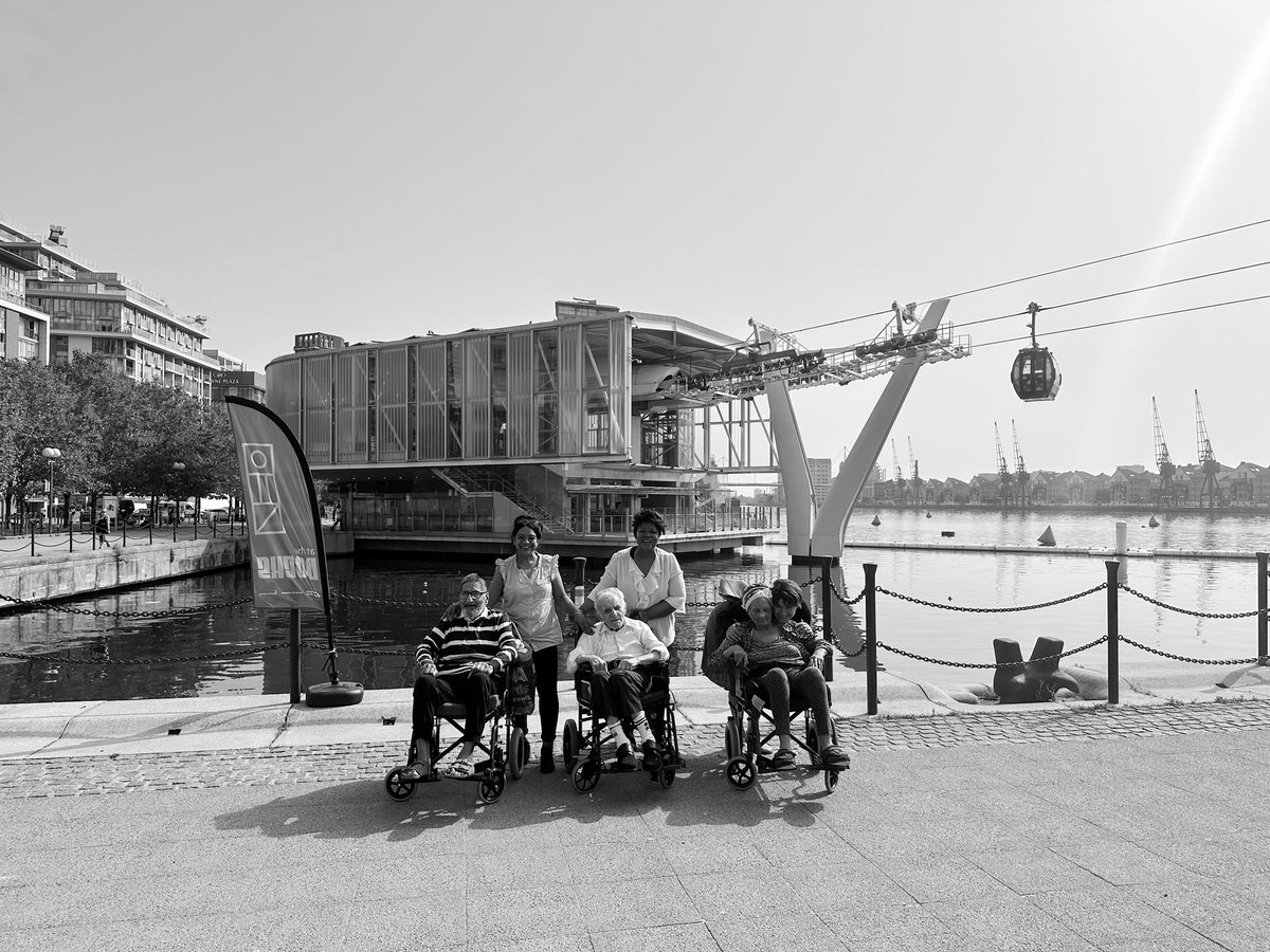 ManorFarmHome's tweet photo. Another amazing trip with our residents. Today we visited the excel and cable cars 🚠. More trips to come !!! ♥️#Manorfarm #care #dementiaawarness #london #newham #community https://t.co/w4Z8ddPcCJ