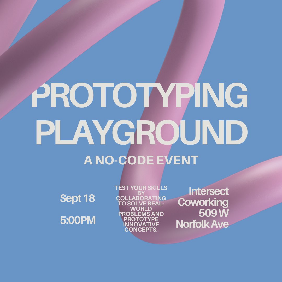 Intersect_NE's tweet image. Ready to unleash your creative potential? This will be a cool event where you can turn your ideas into real things (or almost real!) without needing to know computer code. RSVP: hubs.ly/Q021hXfX0

#entrepreneurship #techcommunity  #prototype #nocode #nocodetools