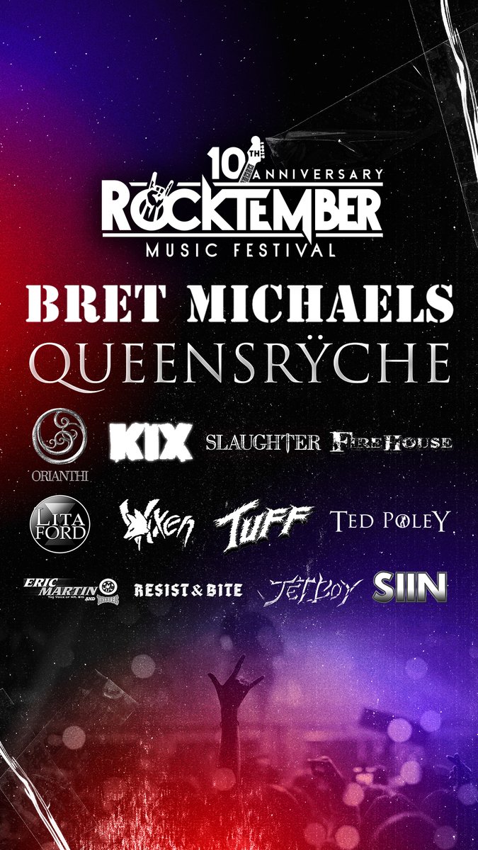 queensryche's tweet photo. We hope to see some of you this Friday, September 8th, at the 10th Anniversary of RockTember Music Festival in Hinckley, Minnesota - Queensrÿche are headlining on Friday and Bret Michaels on Saturday! Get your tickets here: https://t.co/3cw5bsxIF3
#Queensryche #RockTember #ThisFriday #seeyousoon