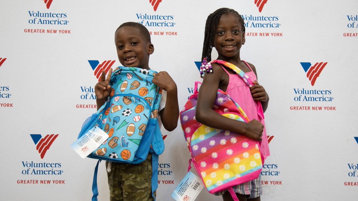 @m3development salutes these two clients hard at work supporting NYC students for a bright start to the #school year. 📚 🎒 🖍

 The @ChildCenterNY #BackpackDrive
@OpBackpackNYC, @VOAgny