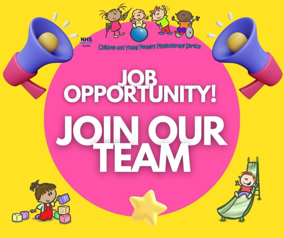Great opportunity to join our child health physiotherapy team for 12months (band 6 24.22 hrs) to cover maternity leave. Please share widely and get in touch if any questions. apply.jobs.scot.nhs.uk/Job/JobDetail?…