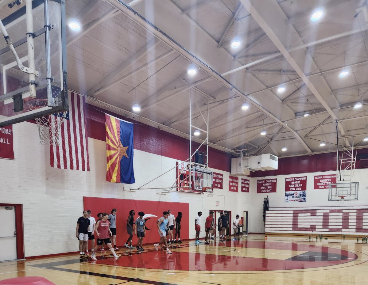 CampCochiseMBB's tweet photo. 5 time in a row ACCAC Champs getting ready for HPE 171 at the Camp with @CoachD_Lane! 💯👏🏼 https://t.co/C7rHrS5go7
