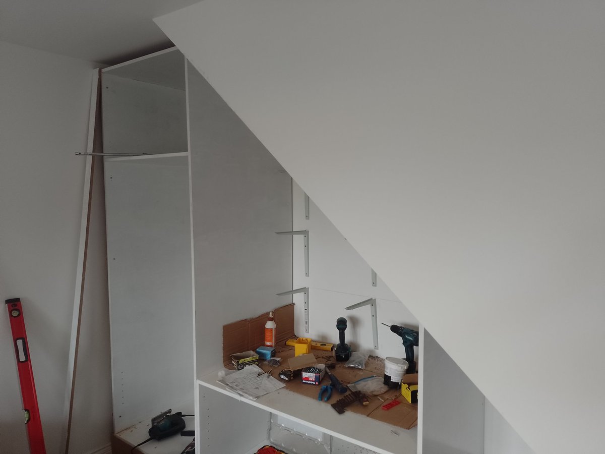 OllyPJ's tweet image. Progress on the #understairstorage job today. To be completed tomorrow.

#carpentry #carpenter #MDF